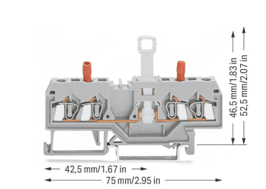 WAGO 280-829 2-Leiter-Trenn-und 