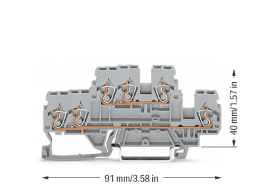 WAGO 870-531 3-Leiter-Doppelstock- 