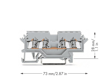 WAGO 280-621 4-Leiter-Durchgangs- 