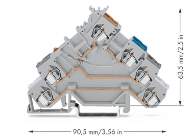 WAGO 280-580/281-434 4-Leiter- 