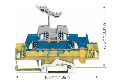 WAGO 280-547 Dreistockklemme, 