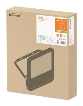 LEDV FL PFM 125W/4000K SYM 100 BK 