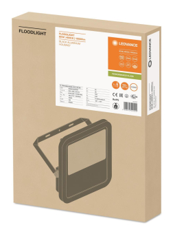 LEDV Flutlichtstrahler PFM schwarz 