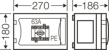 Hensel ENYSTAR Lastschalter-     FP 5103 