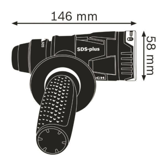 Bosch Hammeraufsatz SDS-plus  1600A003NF 