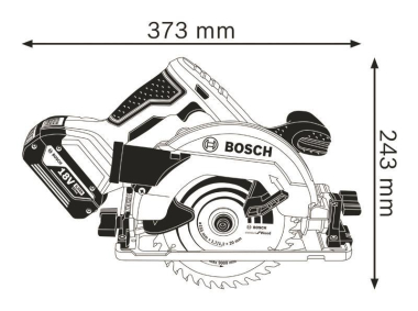Bosch Akku-Kreissäge GKS 18V-57 G 