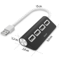 Hama USB-Hub 4 Ports              200119 