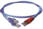 HW Y-Kabel1 LAN/LAN Bl/Bl 0,5m 