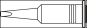 Ersa Lötspitze 2,4mm gerade   0G132KN/SB 