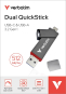Verbatim USB 3.2 Stick 512GB Typ A-C 