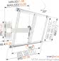Vogels THIN 545 ws TV-Wandhalter flach 