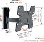 Vogels WALL 3125 sw TV-Wandhalter 