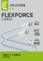 Cellularline FLEXFORCE USB-C Kabel 2m 