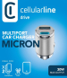 Cellularline MICRON USB KFZ-Ladegerät 