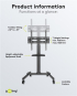 Goobay TV-Präsentationsständer Basic L 