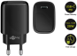 Goobay USB-C Schnellladegerät schwarz 