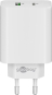 Goobay Dual USB-Schnellladegerät weiß 
