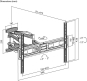 Goobay TV-Wandhalter Basic FULLMOTION L 
