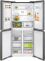 Bosch KMC85LEEA Glasfront gr Kühlkombi 
