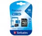 Verbatim microSDHC Card 16GB       44082 