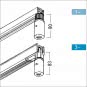 ZUM 3PH Pendel-Adapter weiss    60280071 