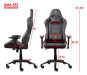 Deltaco Gamingstuhl schwarz      GAM-052 