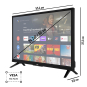 JVC LT-24VAH3255 sw LED-TV Android 