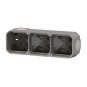 Legrand 069680L Plexo New 3-fach Gehäuse 