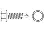 Reyher Bohrschrauben Sechskant, 4,8x19mm 