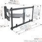 Vogels TVM5645 sw TV-Wandhalter schwenk. 