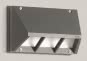 BEGA Wandleuchte silber 3000K   22172AK3 