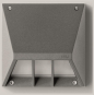 BEGA Wandleuchte 3000K silber   22256AK3 