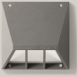 Bega Wandleuchte silber 4000K   22292AK4 