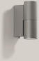 BEGA Wandleuchte 3000K silber   66649AK3 