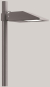 BEGA Aufsatzleuchtesilber,      84250AK3 