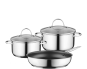 Bosch HEZ 9 SE 030 3er Kochgeschirr-Set 