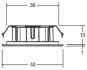 BRUM LED-Einbauleuchte 12V DC   12095263 