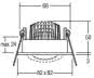 BRUM LED-Einbaustra. IP65 chrom 12355023 