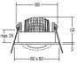 BRUM LED-Einbaustrahl. IP65 Alu 12355253 