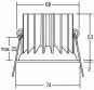 BRUM LED-Einbauleuchte 350mA,   12415173 