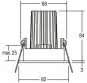 BRUM LED-Einbaustrahler 350mA,  12444073 