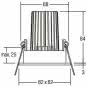 BRUM LED-Einbaustrahler 350mA,  12446253 