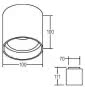 BRUM LED-Anbauleuchte 230V weiß 12042173 