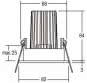 BRUM LED-Einbaustrahler 350mA,  12444073 