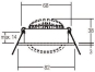 BRUM LED-Einbaustrah. weiss d2w 12461073 