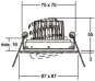 Brumberg LED-Einbaustrahler 230 39357073 