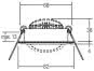 BRUM LED-Einbaustrahler 230V,   41463073 