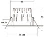 Brumberg LED-Einbaudownlight    41481183 