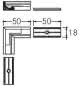 BRUM L-Verbinder zu 53700 weiss 53071070 