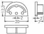 BRUM Endkappen-Set silber       53078260 